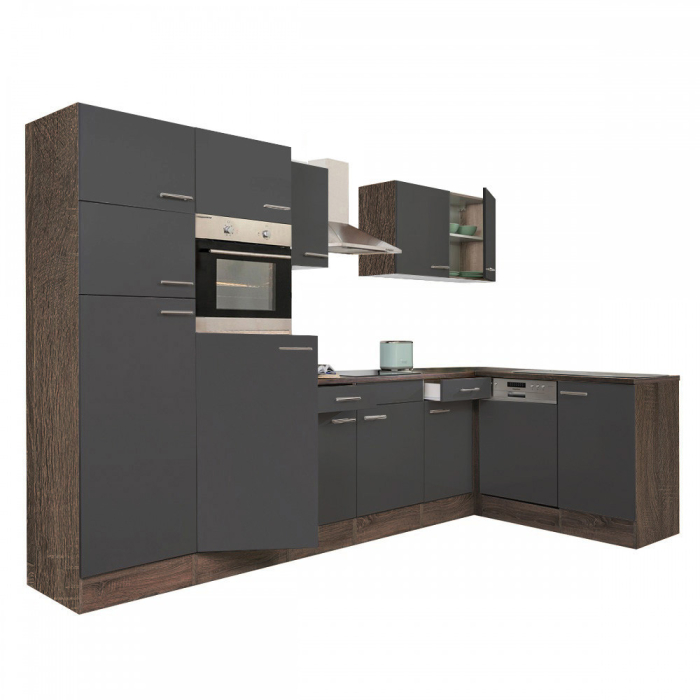 Leziter Unitate de bucătărie de colț Yorki 340 cu congelator superior și frigider [3]