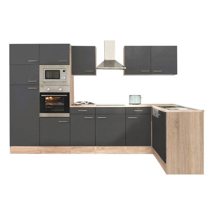 Leziter Unitate de bucătărie de colț Yorki 340 cu congelator superior și frigider [4]