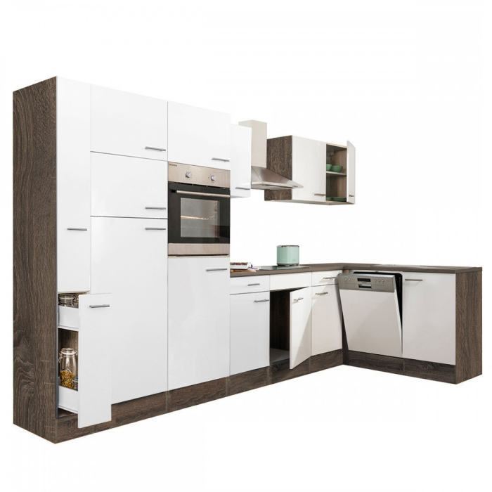 Leziter Unitate de bucătărie de colț Yorki 370 cu congelator superior și frigider [6]