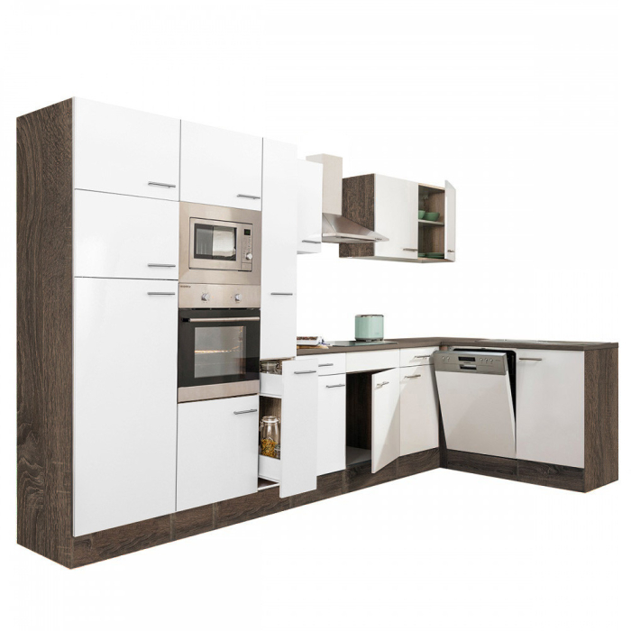 Leziter Unitate de bucătărie de colț Yorki 370 cu congelator superior și frigider [3]