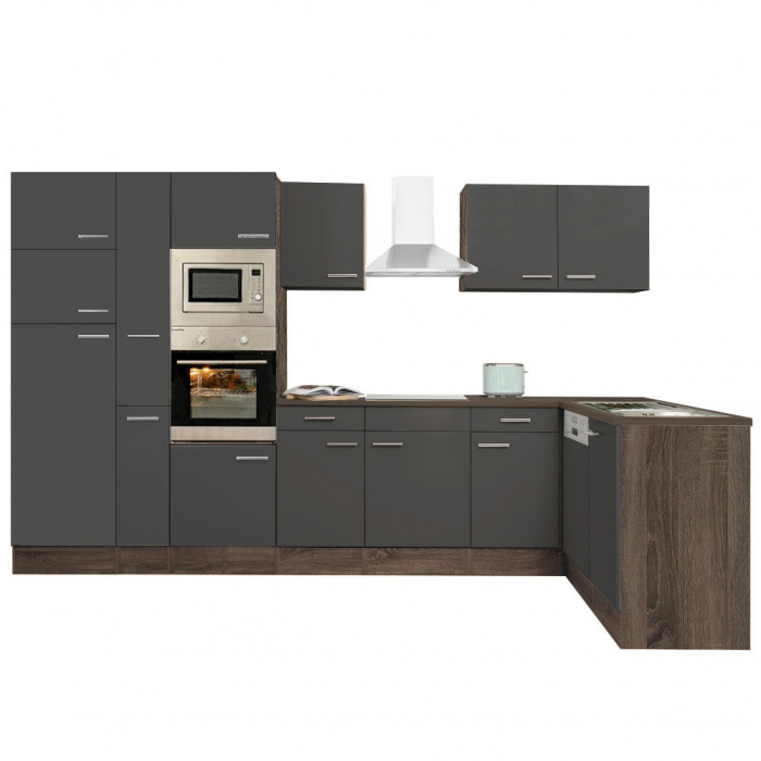 Leziter Unitate de bucătărie de colț Yorki 370 cu congelator superior și frigider [5]