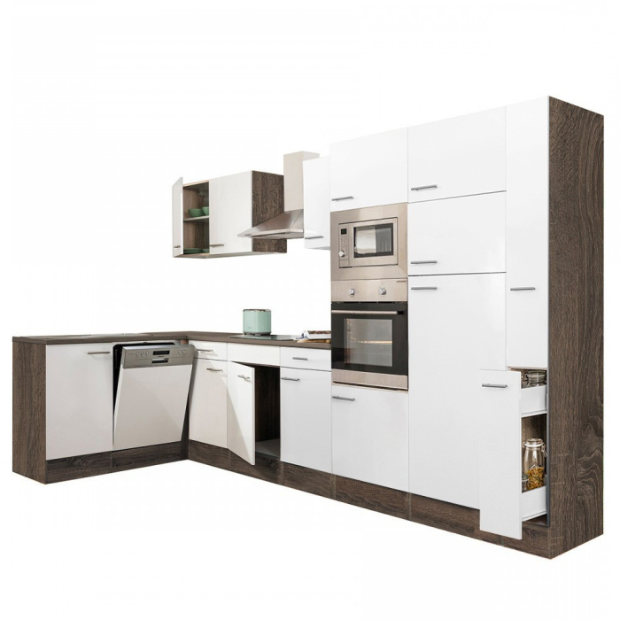 Leziter Unitate de bucătărie de colț Yorki 370 cu congelator superior și frigider [2]