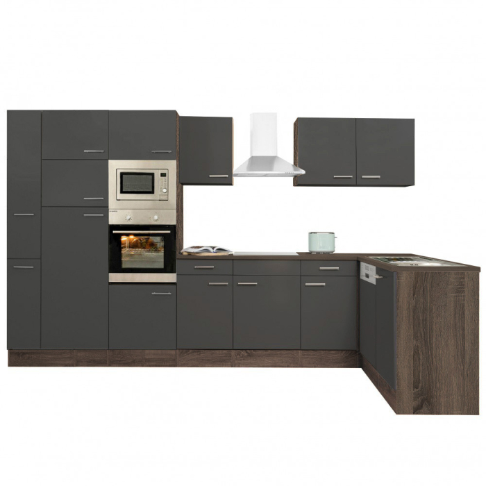 Leziter Unitate de bucătărie de colț Yorki 370 cu congelator superior și frigider [6]