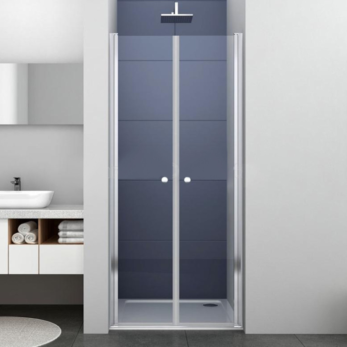 Leziter Ușă de duș cu două aripi Saloon 80x195 cm [2]