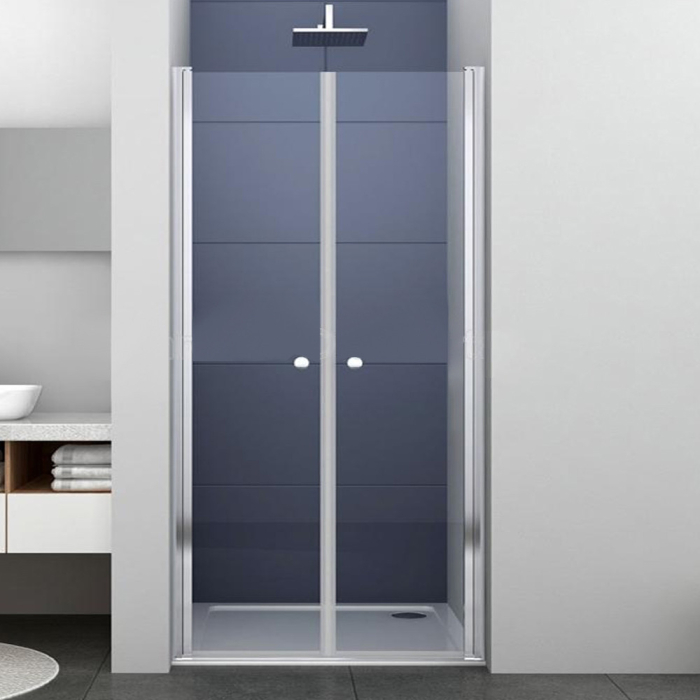 Leziter Ușă de duș cu două aripi Saloon 90x195 cm [2]