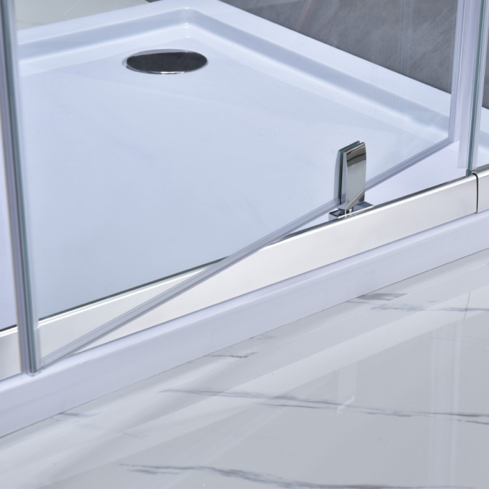 Leziter Ușă de duș reglabilă Flexi-S 76-91x185 cm [9]