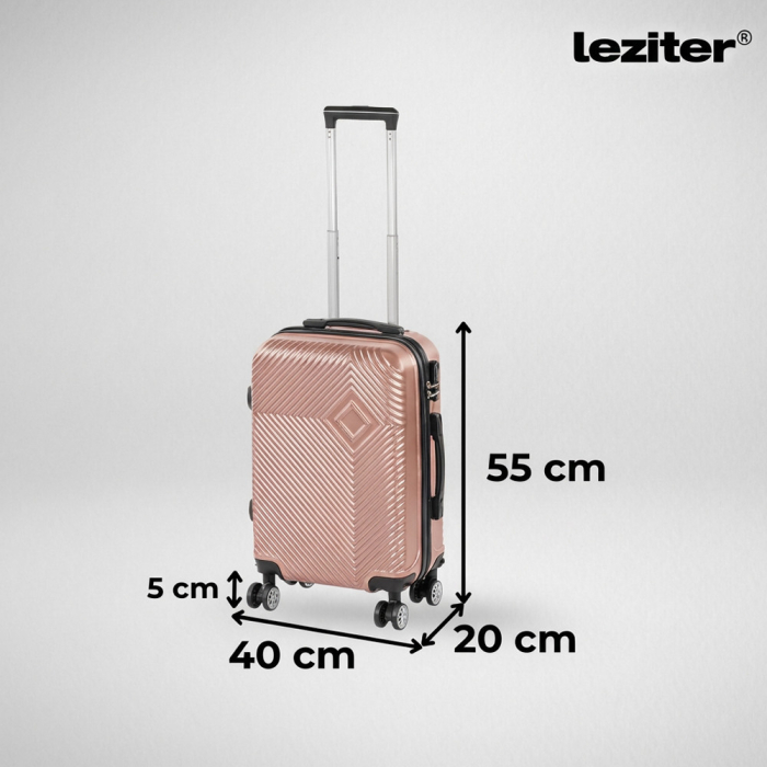 Leziter Valiza de cabină TraveLux Pro cu roată detașabilă 50x40x20 cm [3]