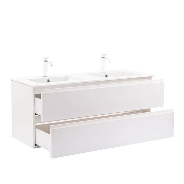 Leziter Vario Pull 120 dulap de bază cu chiuvetă alb-alb [5]