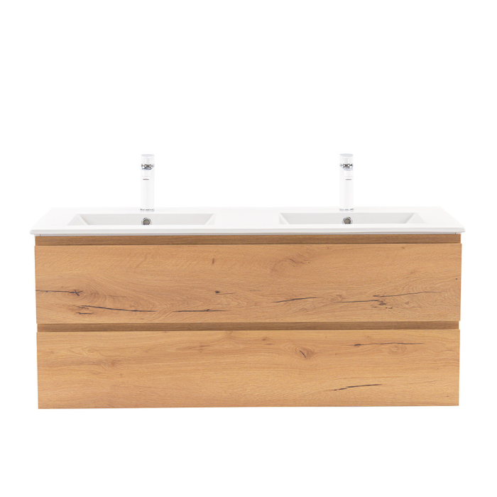 Leziter Vario Pull 120 dulap de bază cu chiuvetă stejar alb [4]