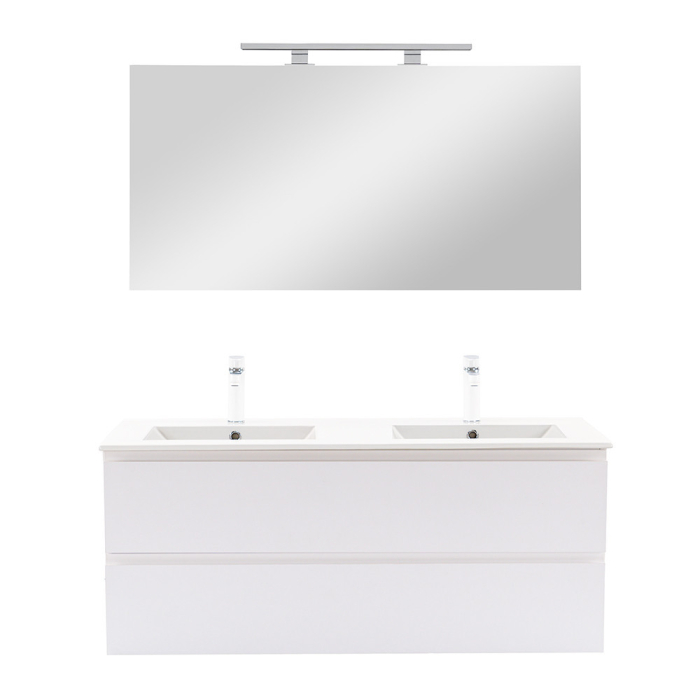 Leziter Vario Pull 120 mobilier de baie complet alb-alb [4]