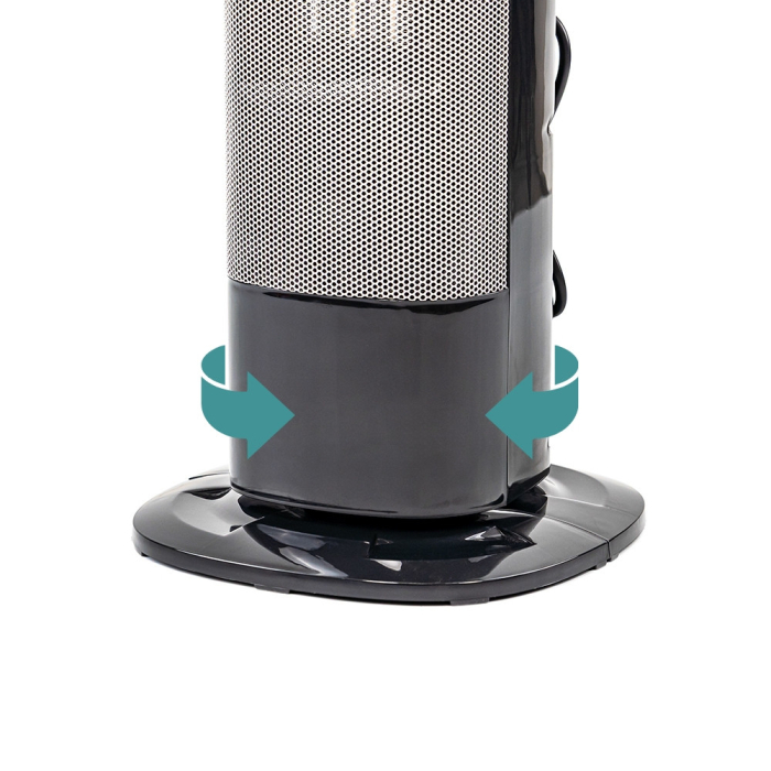 Leziter Ventilator coloană cu încălzire electrică Therma 1100W / 2000W [4]