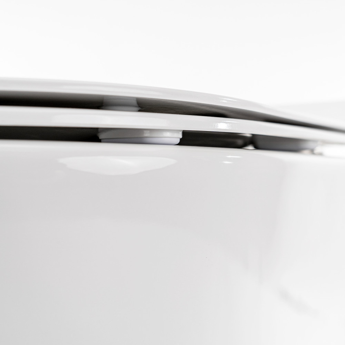 Leziter WC fără margine, montat pe perete, Ride [9]