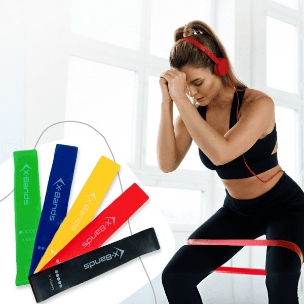 Leziter X-Bands Bandă de fitness universală [2]