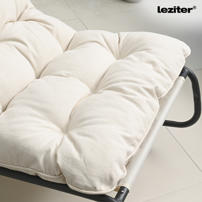 Leziter Zen gradina balansoar bej scaun [7]