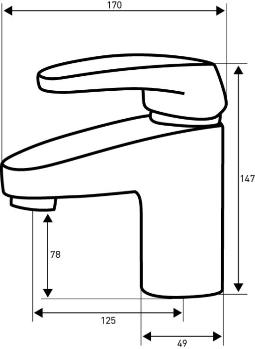 Logé Ares 01 robinet pentru chiuvetă [2]