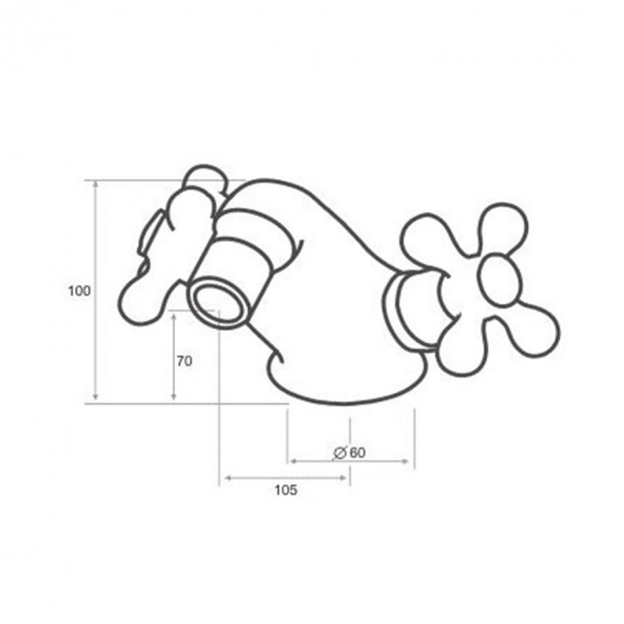 Logé Baterie bideu antică Luxor 9 [2]