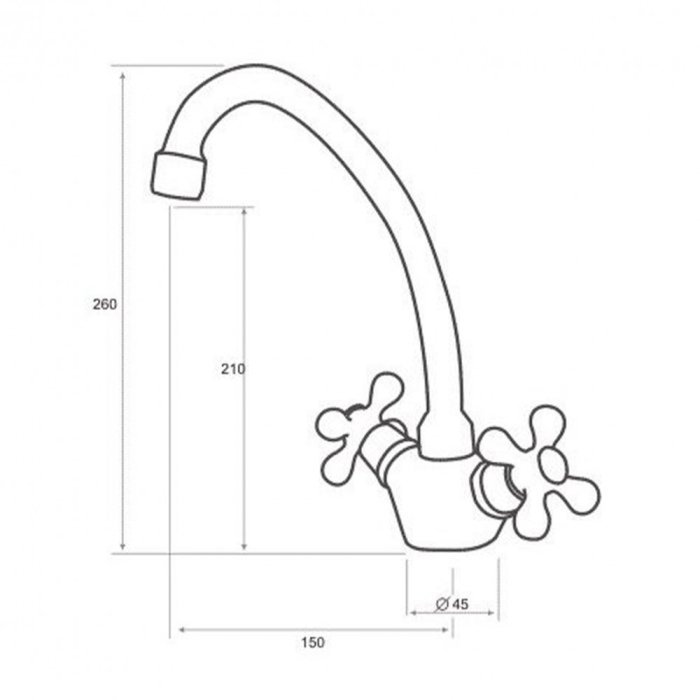 Logé Baterie chiuvetă/lavoar antic LUXOR2 [2]