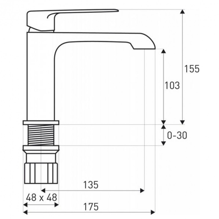 Logé Baterie lavoar Maroko 11 grafit cu scurgere click-clack [2]