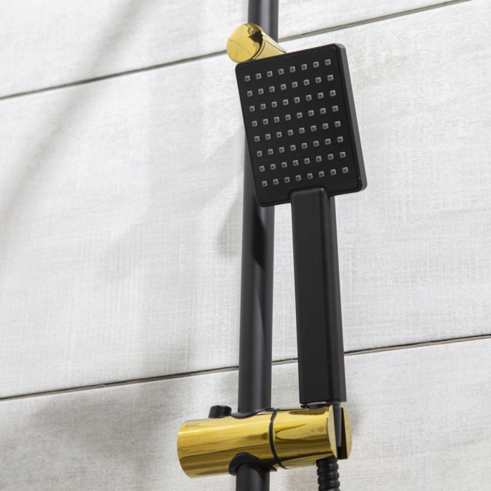 Logé Set de duș Denis 63 negru și auriu [4]