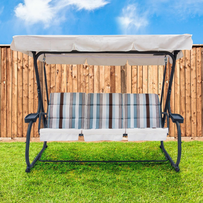 Mirpol Balansoar de grădină Ines cu plasă de țânțari [6]