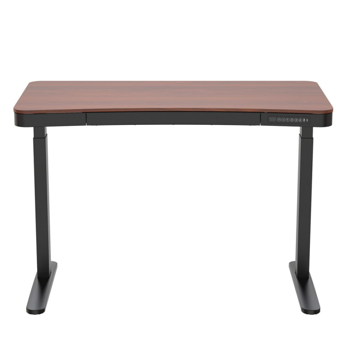 Mirpol Birou HOORN cu reglare electrică a înălțimii, panou de control 120x60 cm negru nuc [2]