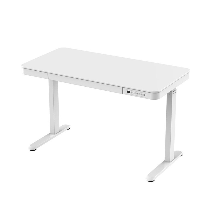 Mirpol Birou VELSEN cu reglare electrică a înălțimii, panou de control 120x60 cm alb [3]
