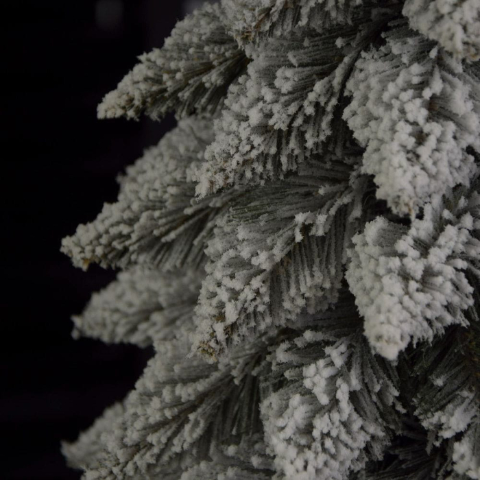 Mirpol Brad artificial Zakopane Super Slim 160 cm în ghiveci cu efect de zăpadă [5]