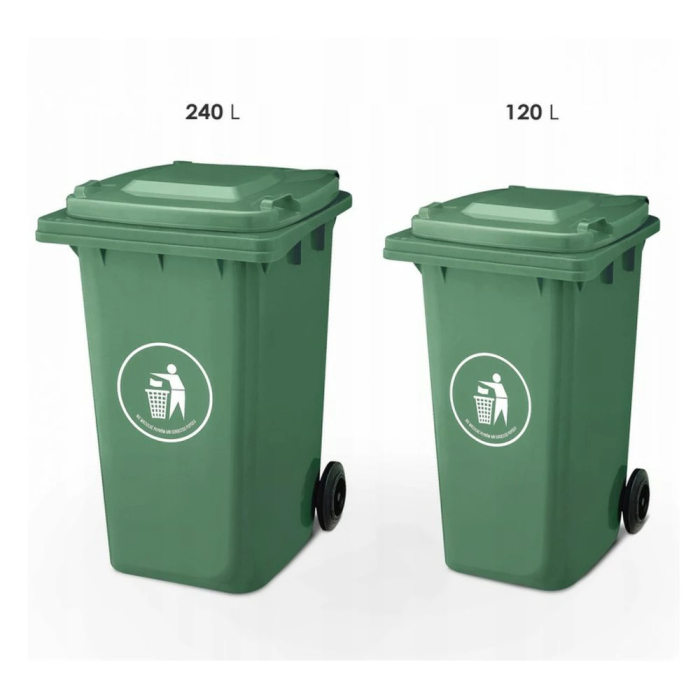 Mirpol Container deșeuri 120L VERDE [3]
