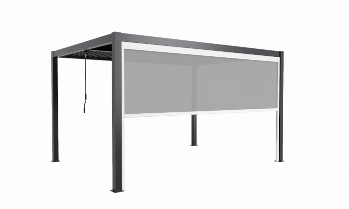 Mirpol Copertină electrică LUXE 370x218cm până la 4 m alb [7]