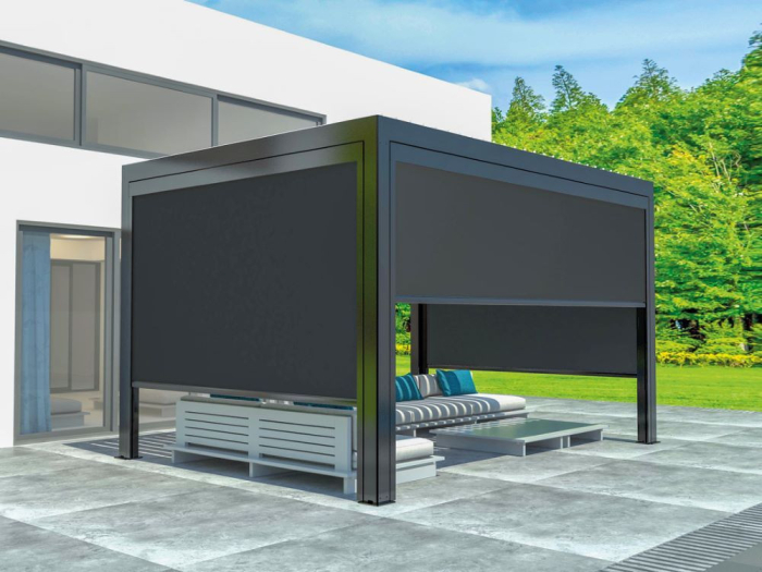 Mirpol Copertină manuală LUXE 270x218cm, până la 3 m antracit [3]