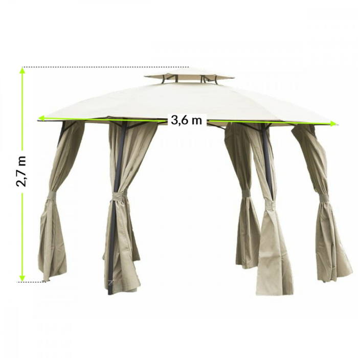 Mirpol Foișor de grădină Gavi 2 bej [9]