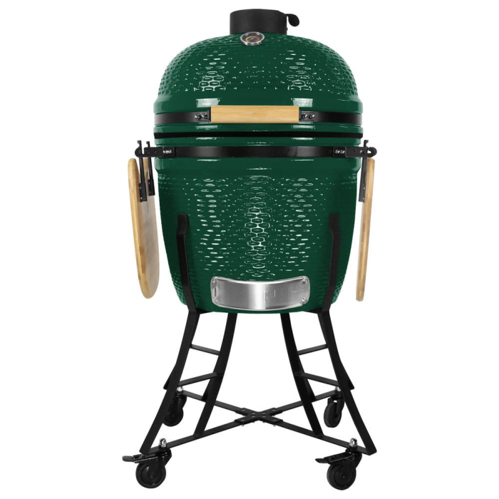 Mirpol Grătar ceramic pentru cărbuni cu rafturi laterale, grilă de 46 cm [4]