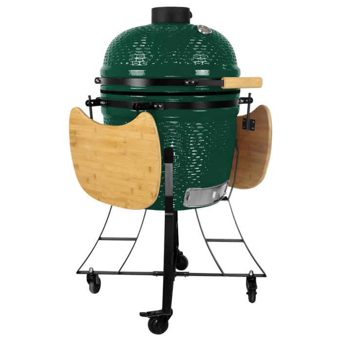 Mirpol Grătar ceramic pentru cărbuni cu rafturi laterale, grilă de 46 cm [3]