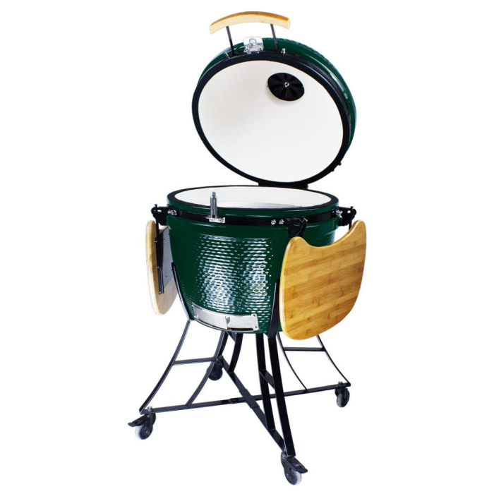 Mirpol Grătar ceramic pentru cărbuni cu rafturi laterale, grilă de 52 cm [9]