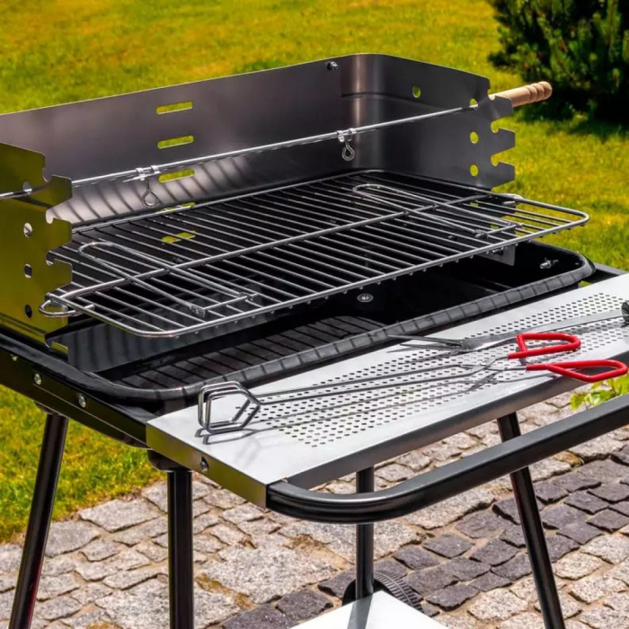 Mirpol Grătar cu cărbune MIR404, pătrat [6]