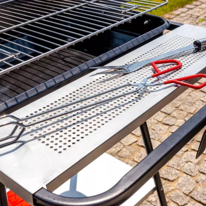 Mirpol Grătar cu cărbune MIR404, pătrat [5]