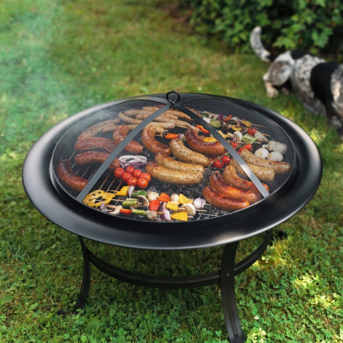 Mirpol Grătar de grădină cu cărbune MIR082 cu capac [6]