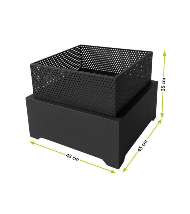 Mirpol Groapă de foc de grădină din oțel Novo [2]