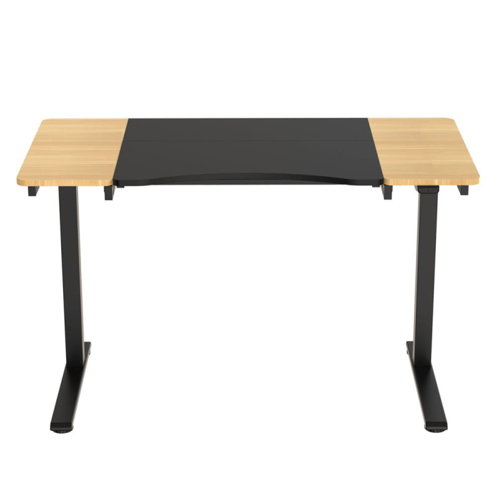 Mirpol HALDEN birou cu reglare electrică a înălțimii, 120x60 cm negru-burlywood [2]