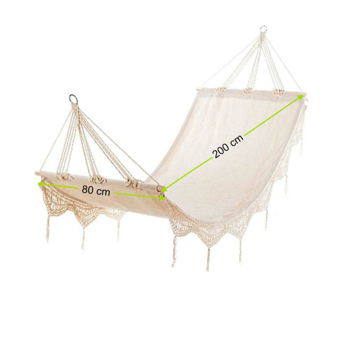 Mirpol Hamac ETNO cu tijă 200x80 cm [7]