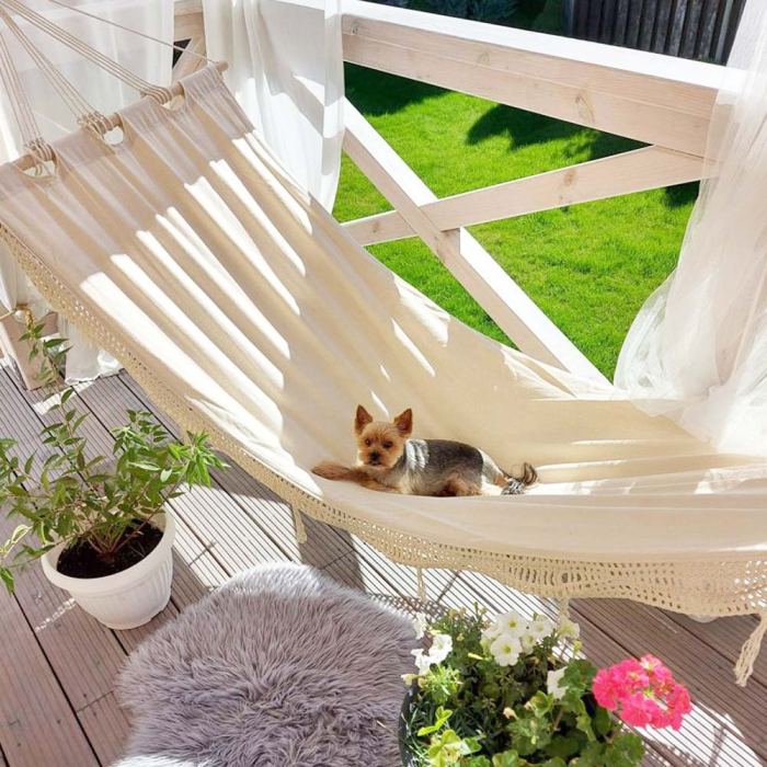 Mirpol Hamac ETNO cu tijă 200x80 cm [2]