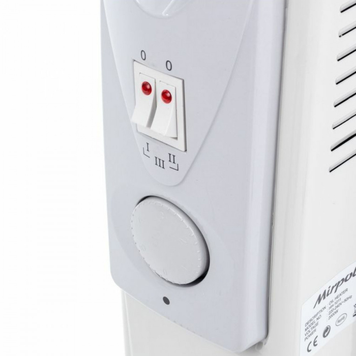 Mirpol HH-1011 Radiator de ulei cu 9 elemente 800W/1200W/2000W [5]