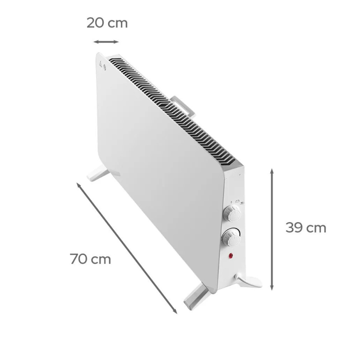 Mirpol Încălzitor electric alb GH-1601M-20 [7]