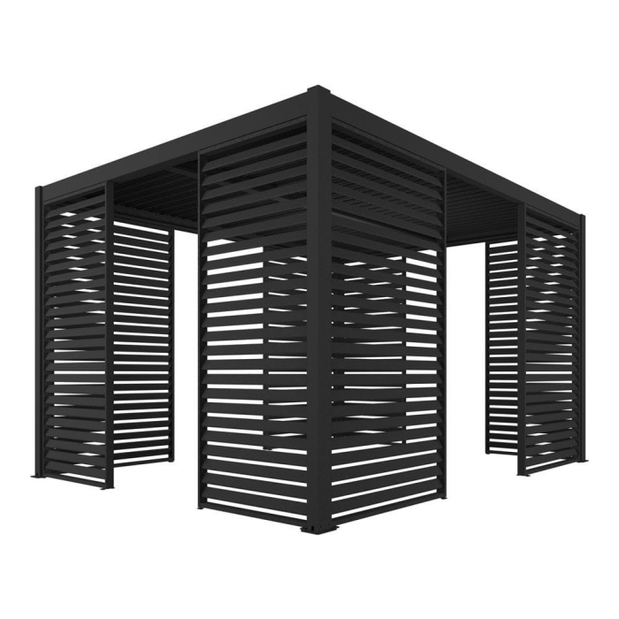 Mirpol LUXE Panou lateral Lamella (N) 123x218cm până la 4 m antracit [4]