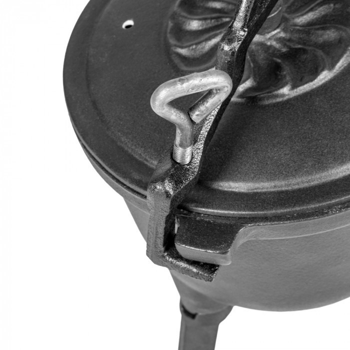 Mirpol Oală din fontă cu picioare 10 litri emailată [7]