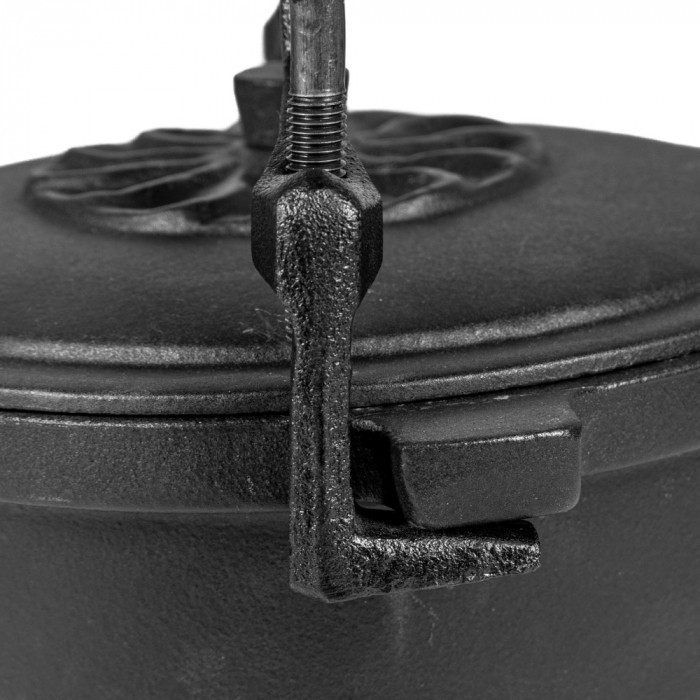 Mirpol Oală din fontă cu picioare 15 litri emailată [4]