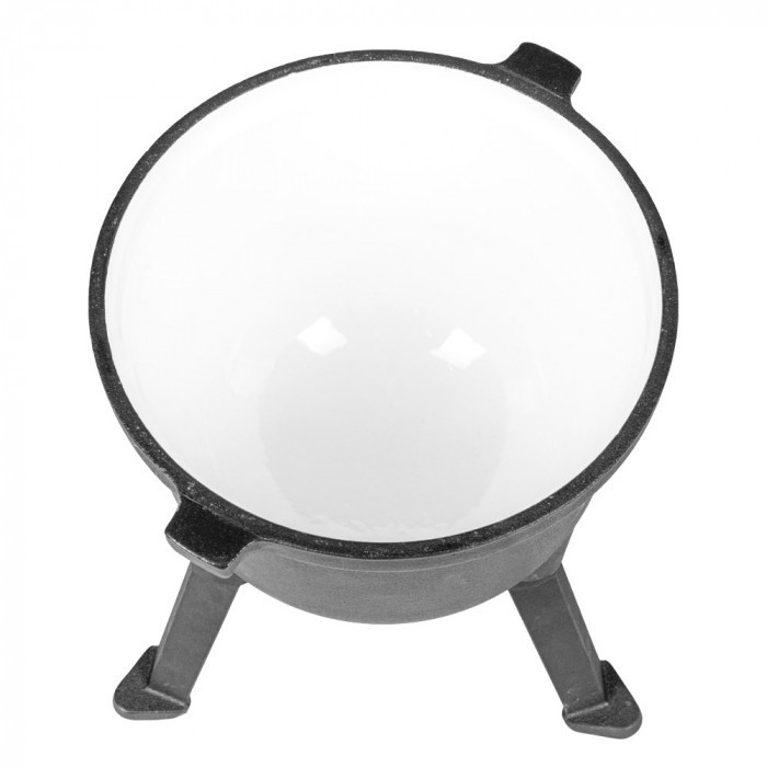 Mirpol Oală din fontă cu picioare 15 litri emailată [8]