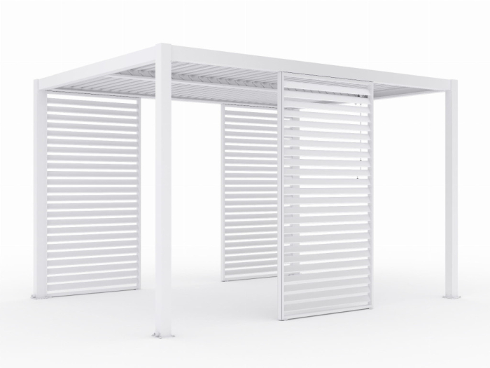 Mirpol Panou lateral cu șipci LUXE (R) 90x218cm până la 3 m alb [4]