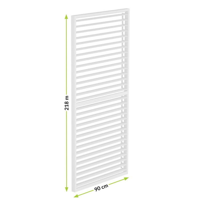 Mirpol Panou lateral cu șipci LUXE (R) 90x218cm până la 3 m alb [5]