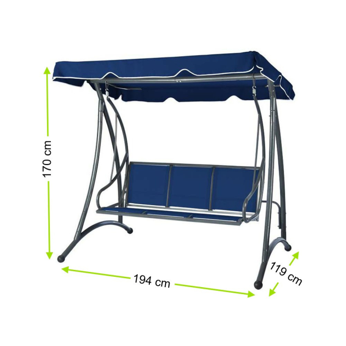 Mirpol Pat balansoar Viktoria 2 NB cu trei locuri [2]